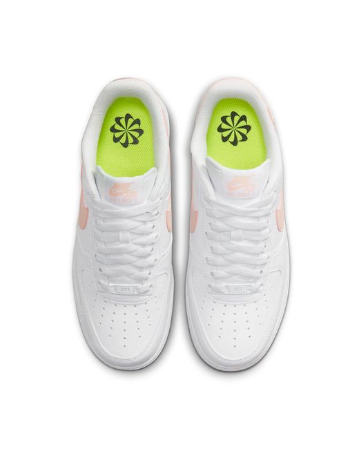 Nike White (Wmns) Air Force 1 '07 Next Nature 'Fossil Rose'