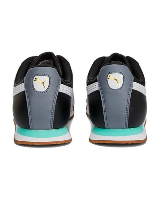 PUMA Black Roma Basic Plus Mint' for men