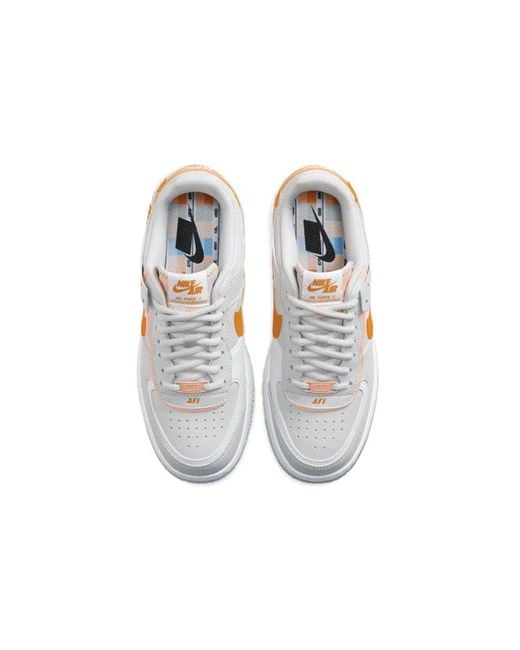 Nike White (Wmns) Air Force 1 Shadow 'Pollen Rise'