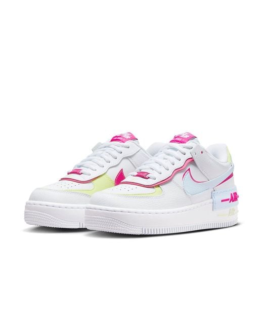 Nike White (Wmns) Air Force 1 Shadow