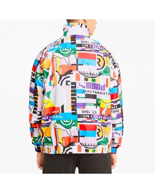 PUMA Blue International Lab Track Jacket for men