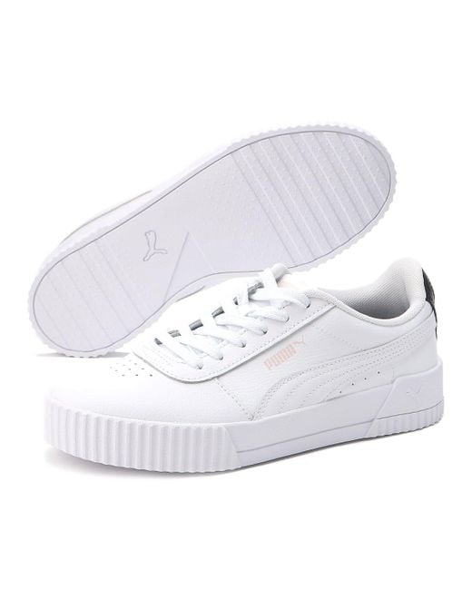 PUMA White (Wmns) Carina Leather Rosewater'