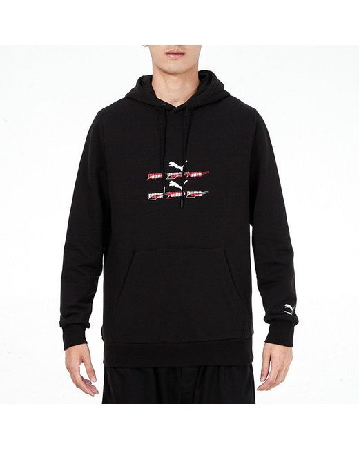 PUMA Blue Sports Knit Cardigan Hoodie for men