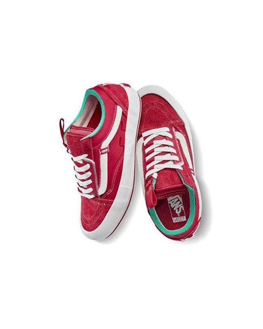 Vans Red Old Skool Cap Lx 'Regrind' for men