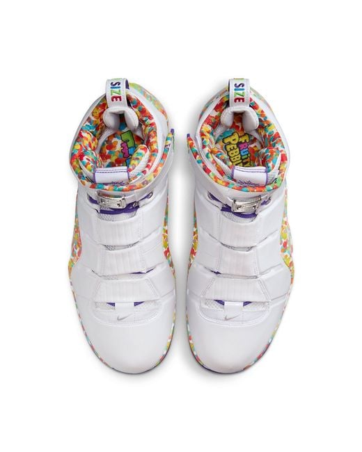 Nike White Lebron 4 'Fruity Pebbles' for men