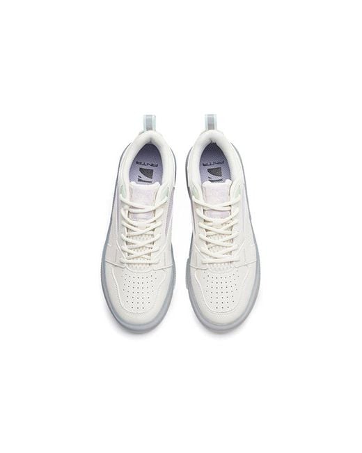 Anta White (Wmns) X Care Bears Skateboarding Series Sneakers 'Love-A-Lot'