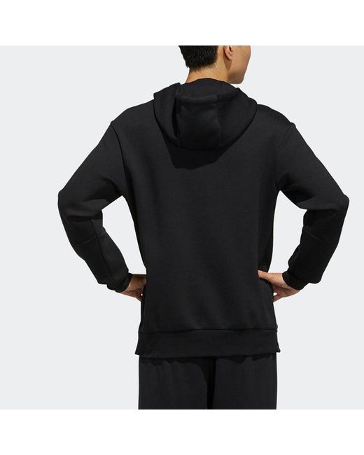 Adidas Blue Casual Sports Hooded Long Sleeves for men