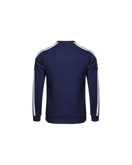 Adidas Blue Round Neck Pullover Long Sleeves for men