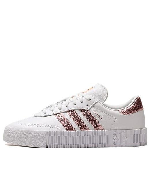 Adidas White (Wmns) Sambarose