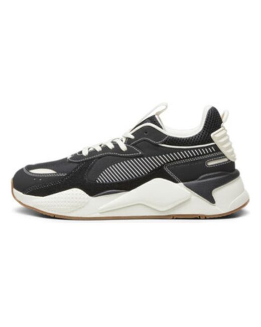 PUMA Black Rs-x Suede Trainers