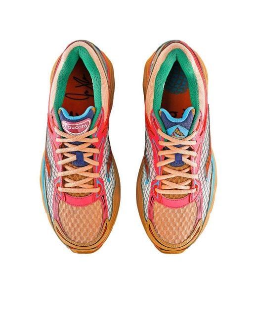 Saucony Red X Jae Tips Progrid Omni 9 'To Do List Tan' for men