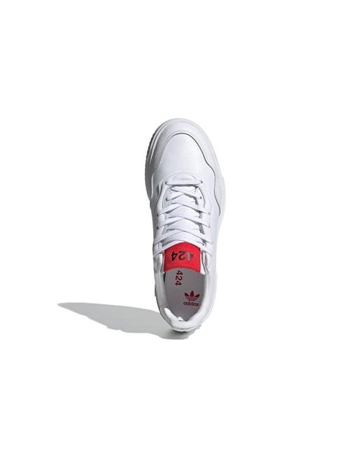 Adidas White 424 X Sc Premiere Scarlet' for men