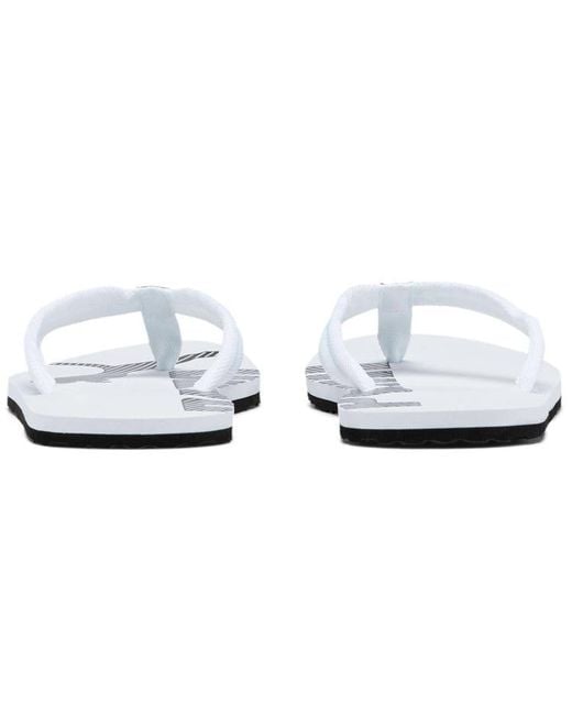 PUMA White Epic Flip V2 Sandal for men