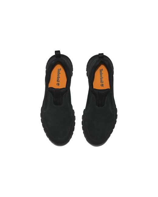 Timberland Black Lincoln Peak Waterproof Light Slip-On Suede' for men