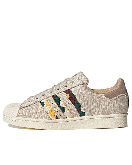 adidas Superstar Shoes 'earth Day' in Natural for Men | Lyst