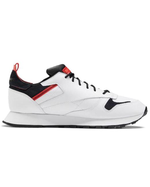 Reebok White Classic Leather Ree Sneakers