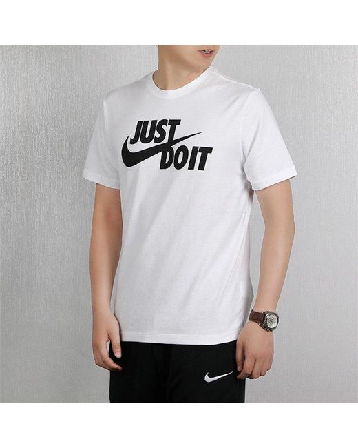 Nike White As Sportswear Tee Just Do It Swoosh for men