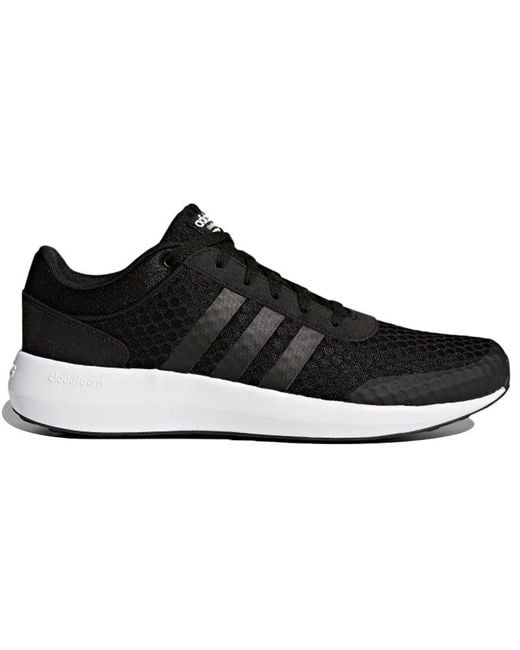 adidas Cloudfoam Race Shoes Black/white for | Lyst