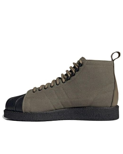Adidas Black Originals Superstar Boot for men