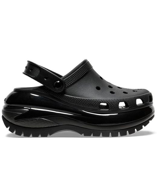 CROCSTM Black Mega Crush Clog for men