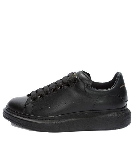 McQueen Black Oversized Sneaker 'Pure' for men