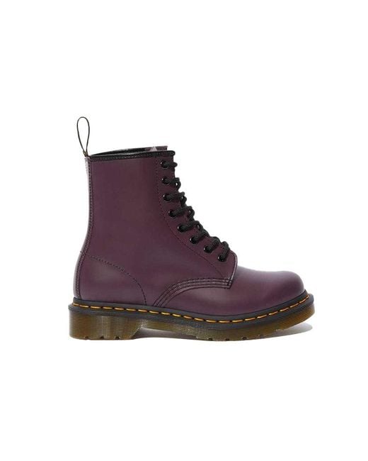 Dr. Martens Purple (Wmns) 1460 Smooth Leather Lace Up Boots