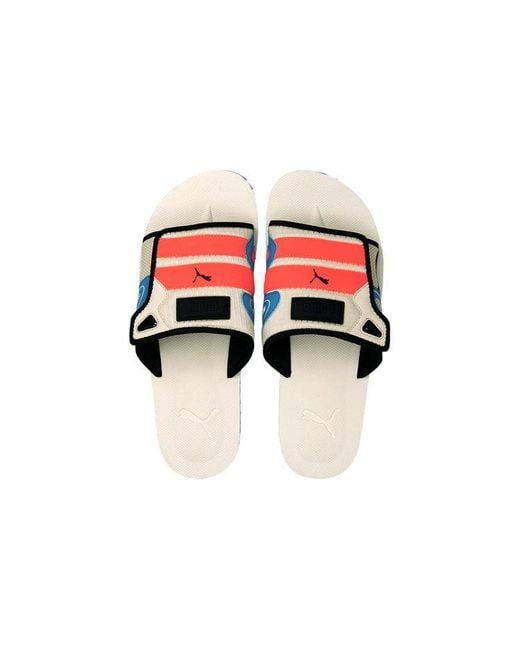 PUMA Blue Mirage Mox Sandal 'Eggnog Fiery Coral' for men