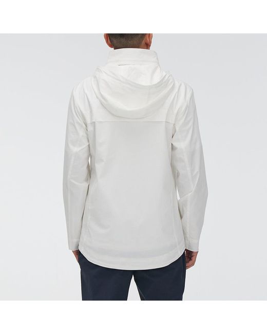 Under Armour White Training Shuttle Hooded Jacket for men