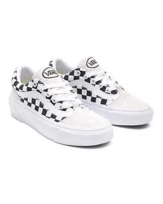 Vans White Suede Shape Ni for men