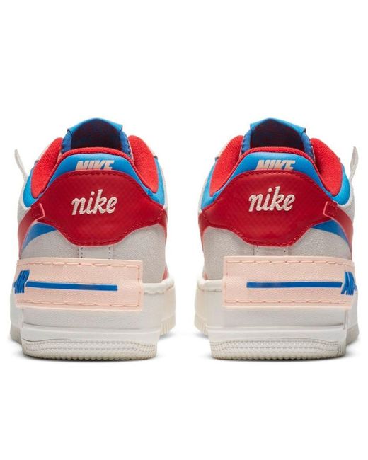 Nike White (Wmns) Air Force 1 Shadow 'Sail Royal'