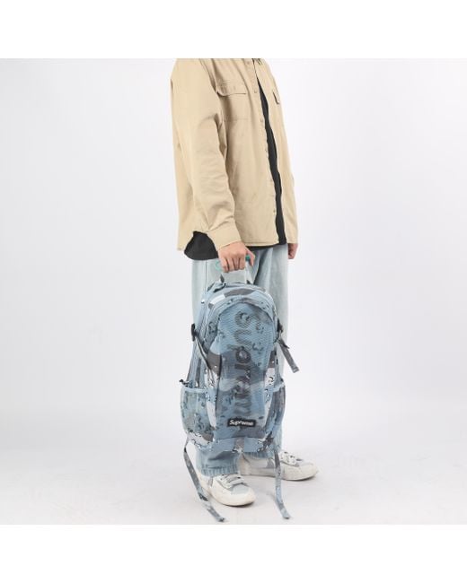 Supreme Blue Backpack for men
