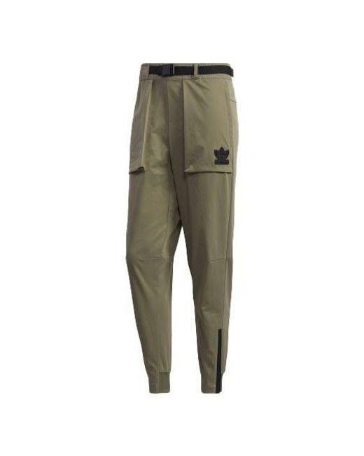 Adidas Green Originals Tech Pant Bundle Feet Sports Pants for men
