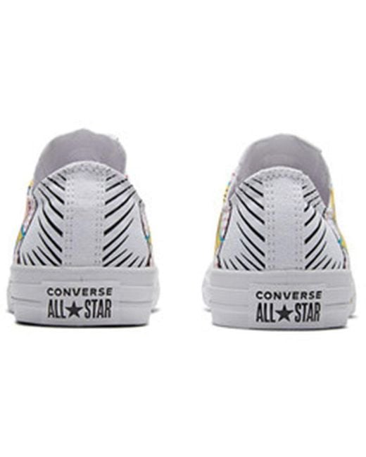 Converse White Tom And Jerry X Chuck Taylor All Star Low 'Carton' for men