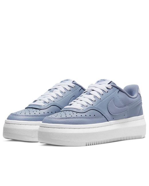 Nike Blue (Wmns) Court Vision Alta 'Ashen Slate'