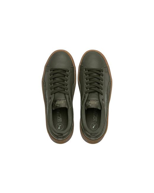 PUMA Brown (Wmns) Smash Platform Softfoam