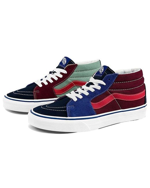 Vans Red Sk8-Mid Shoes for men