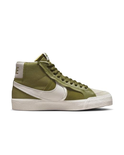 Nike Green Zoom Blazer Mid Premium Plus Sb for men