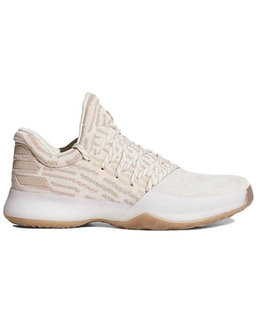 Adidas White Harden Volume 1 Primeknit 'Chalk' for men