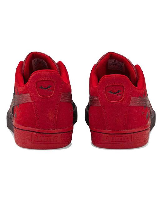 PUMA Red Batman X Suede Classic Barbados Cherry' for men