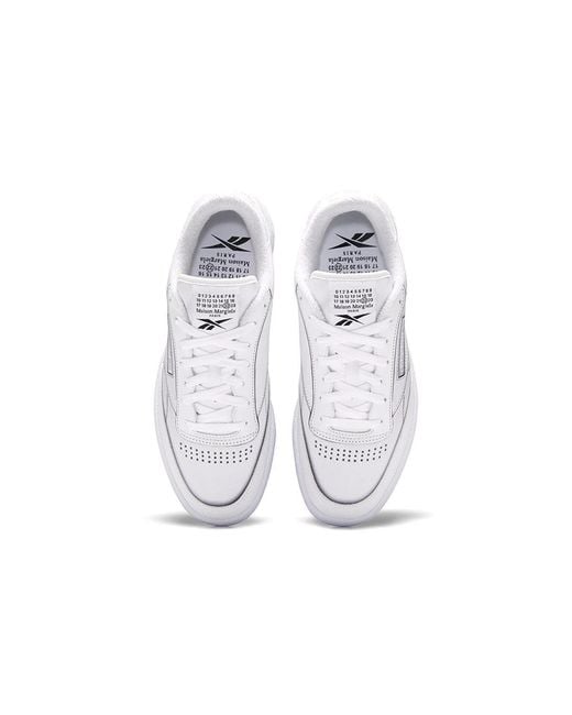 Reebok White Maison Margiela X Club C for men