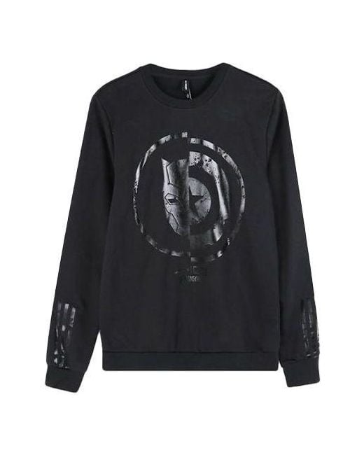 Adidas Black Neo U Avngrs Swt Casual Sports Round Neck Pullover for men
