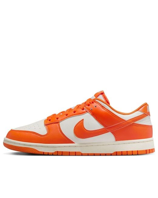 Nike Orange Dunk Low 'Syracuse Pale Ivory' for men