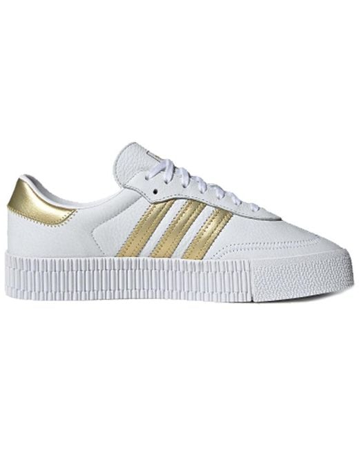 Adidas White (Wmns) Sambarose Metallic'