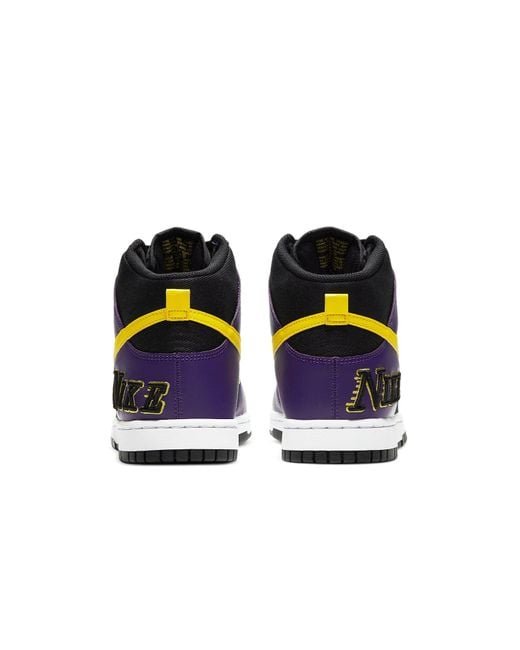 Nike Blue Dunk High Premium Emb 'Lakers' for men