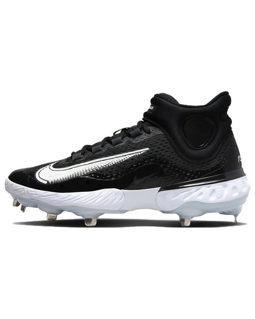 Nike Alpha Huarache Elite 4 Mid in Black for Men | Lyst UK