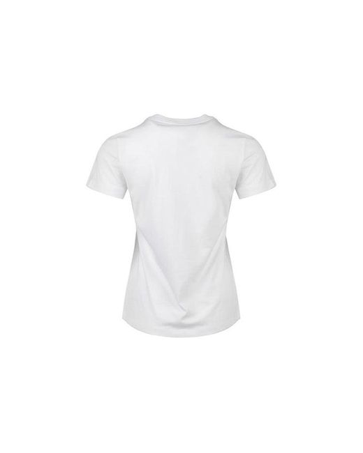 Nike White (Wmns) Cartoon Logo Knit Short Sleeve