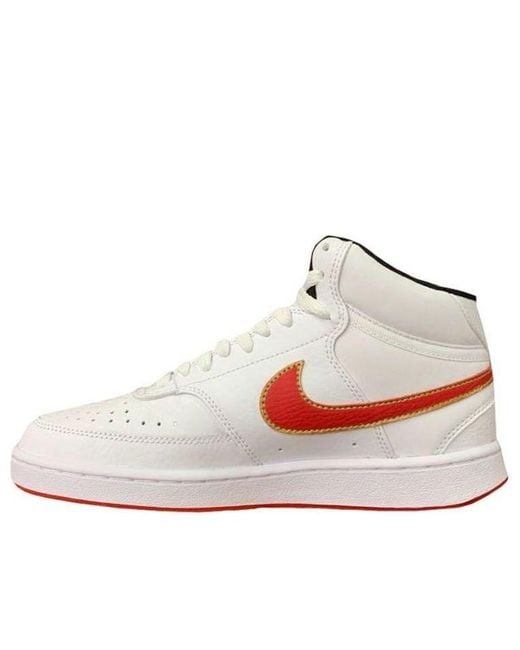 Nike White (Wmns) Court Vision Mid