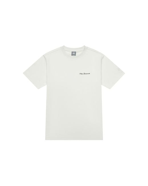 New Balance White Hiking Graphic T-shirt