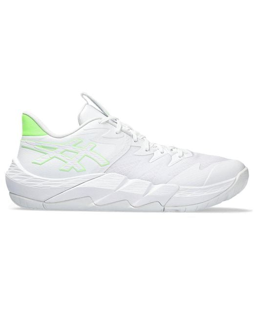 Asics White Unpre Ars Low 2 Lime Burst' for men