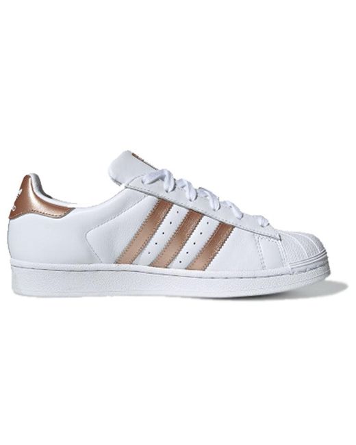 Adidas White (Wmns) Superstar 'Copper Metal'